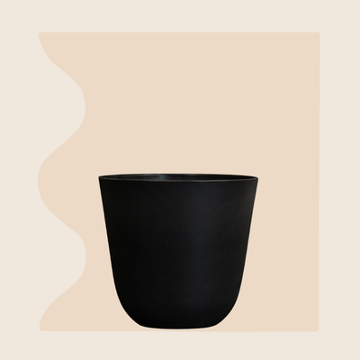Pot Palermo zwart D40 x H36